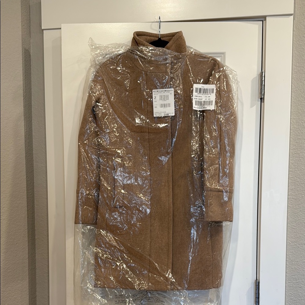 NWT- Jcrew Elegant Tan Women's Coat